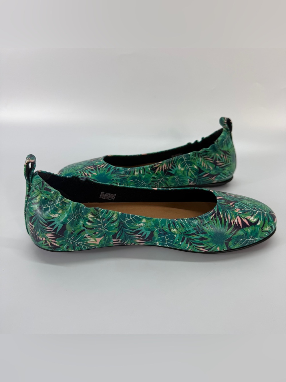 FITFLOP Allegro Jungle Print Ballerina Flat Shoes Comfort Leather Size 8 - Picture 5 of 11